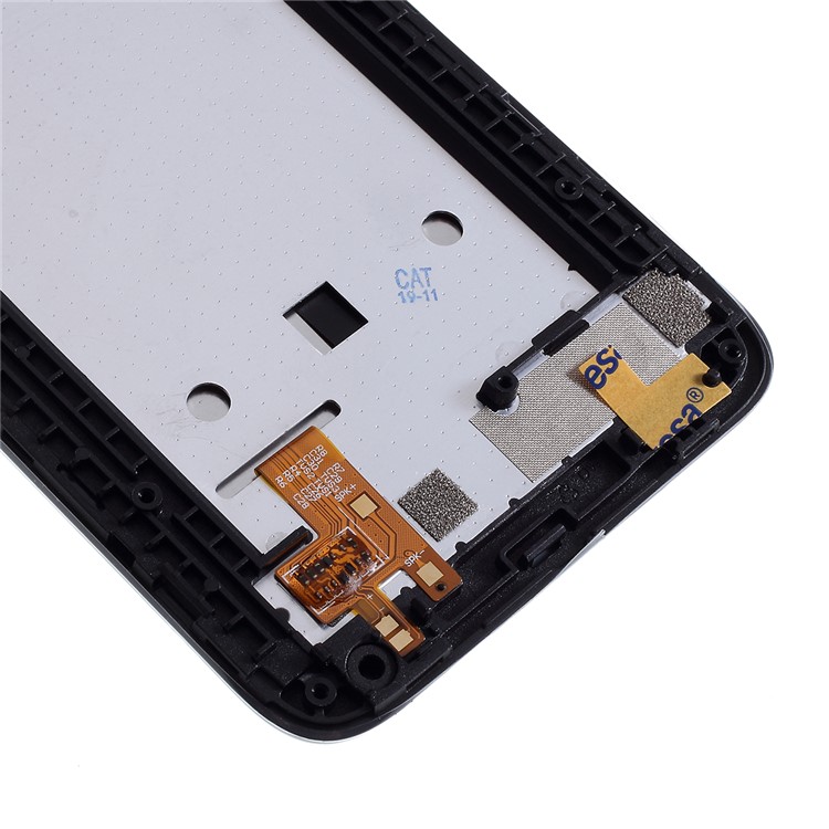 OEM LCD Screen and Digitizer Assembly + Frame Part for Alcatel Pixi 4 4G / 5010 - Black-3