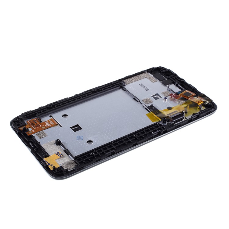 OEM LCD Screen and Digitizer Assembly + Frame Part for Alcatel Pixi 4 4G / 5010 - Black-4