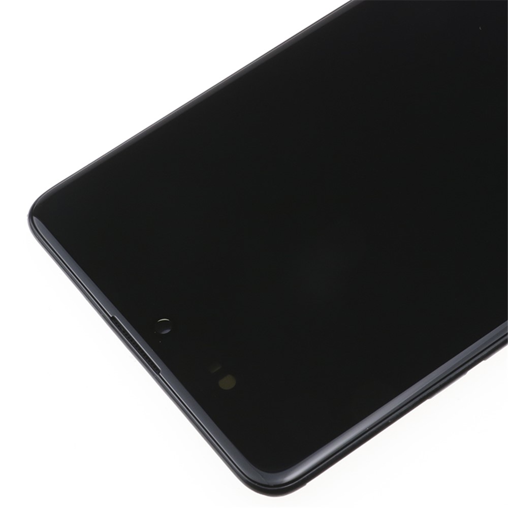 OEM LCD -bildschirm Und Digitalisiererbaugruppe + Frame (ohne Logo) Für Samsung Galaxy A71 A715 - Schwarz