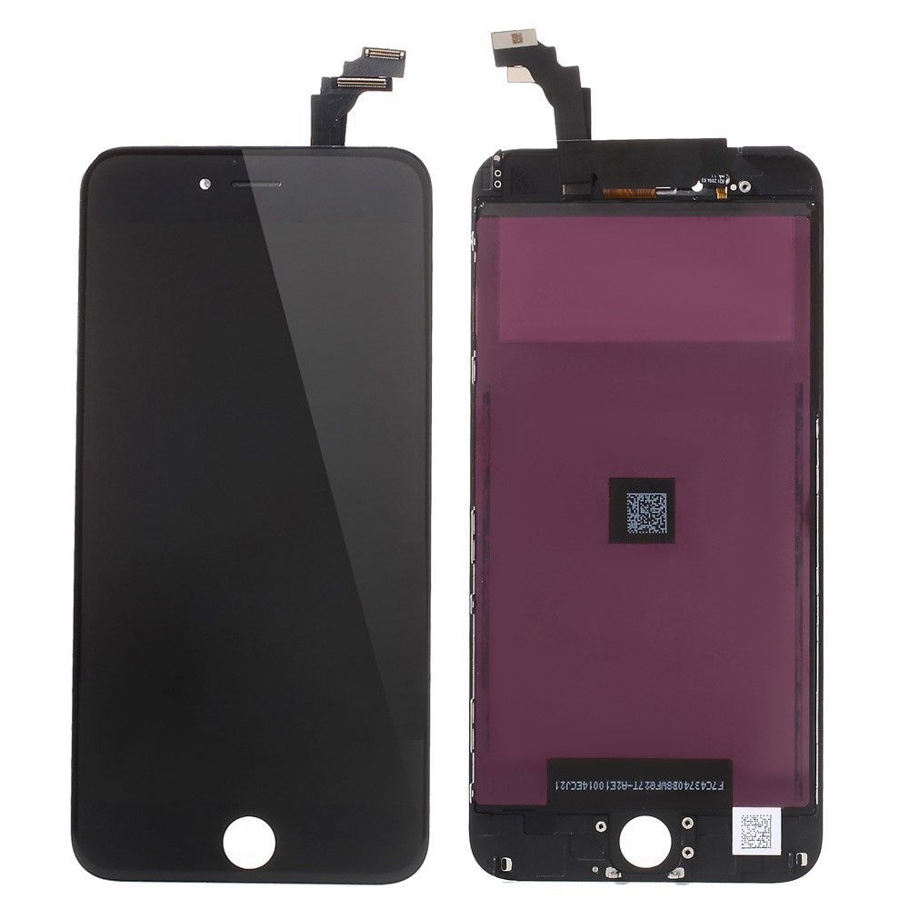 Écran LCD De Haute Qualité Et De L'assemblage Numériseur Avec Cadre Pour Iphone 6 Plus 5,5 (fabriqué Par Chine Fabricant, 220-300cd / M2 Luminosité) - Noir-1
