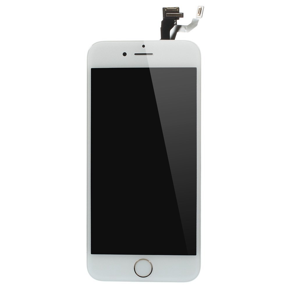 LCD Screen and Digitizer Assembly with Frame + Small Parts for iPhone 6 Plus (Made by China Manufacturer, 300cd/m2 Normal Brightness/Lumen) - White-2