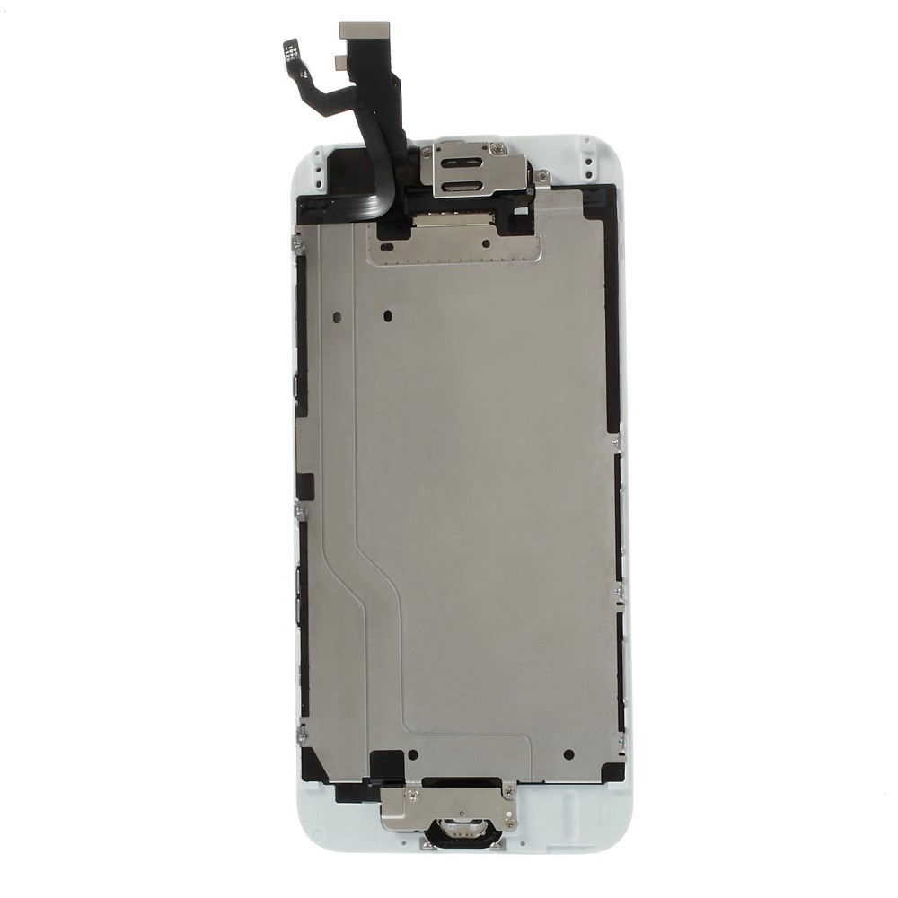 LCD Screen and Digitizer Assembly with Frame + Small Parts for iPhone 6 Plus (Made by China Manufacturer, 300cd/m2 Normal Brightness/Lumen) - White-3