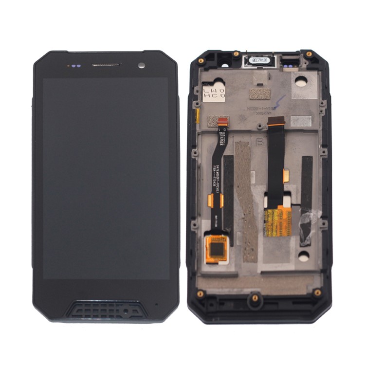 OEM LCD Screen and Digitizer Assembly + Frame Part for Nomu S30 Mini - Black-1