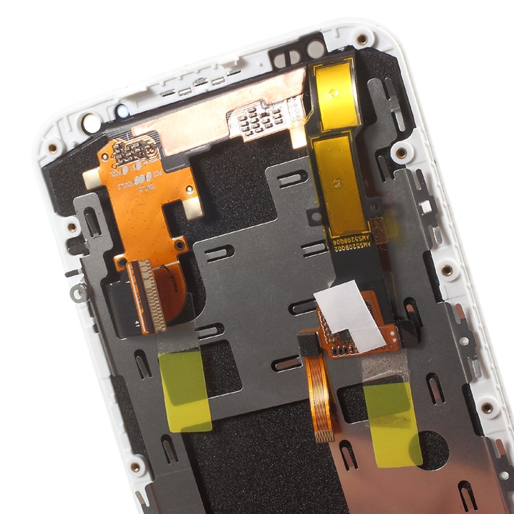 LCD Screen and Digitizer Assembly with Front Housing for Motorola Moto X2 XT1097 (OEM Disassembly Refurbished) - White-6