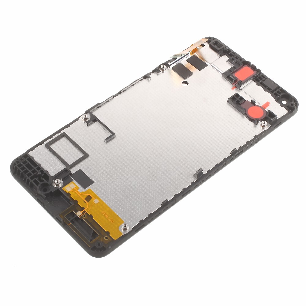 Montagem de Tela e Digitalizador LCD Com Alojamento Frontal Para Microsoft Lumia 550 (desmontagem Oem)