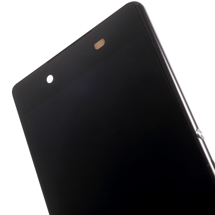 LCD -bildschirm + Touchscreen -digitalisierer -baugruppe Mit Rahmen Für Sony Xperia z3 + E6553 - Schwarz