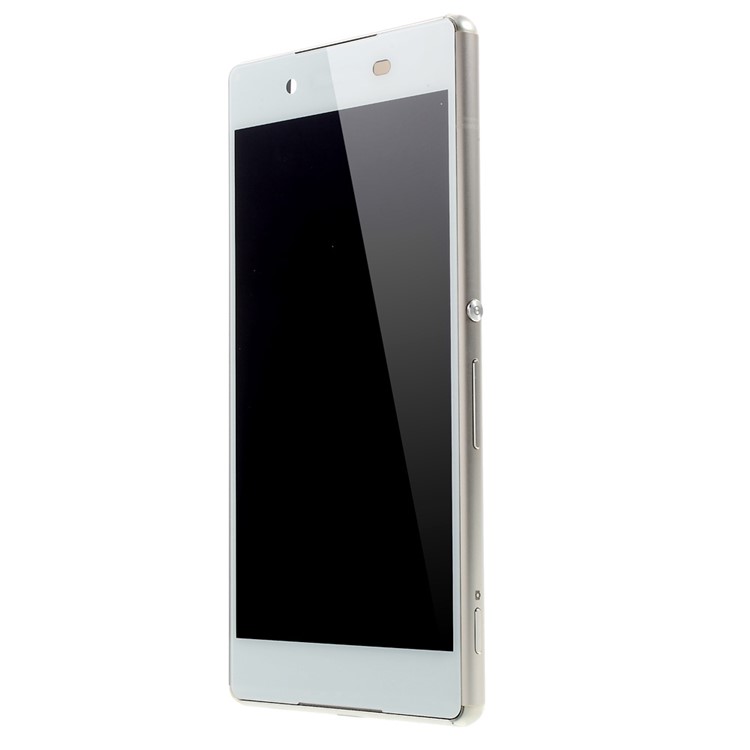 LCD Screen + Touch Screen Digitizer Assembly with Frame for Sony Xperia Z3+ E6553 - White-2