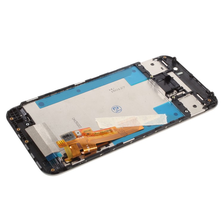 Para HTC One M9 Tela LCD E Montagem De Digitalizador Com Substituição De Quadro - Cor Prata-5