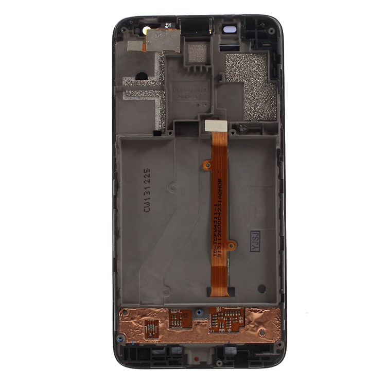 LCD Screen and Digitizer Assembly with Frame for Alcatel One Touch Idol Mini OT-6012 (OEM Disassembly) - Black-3