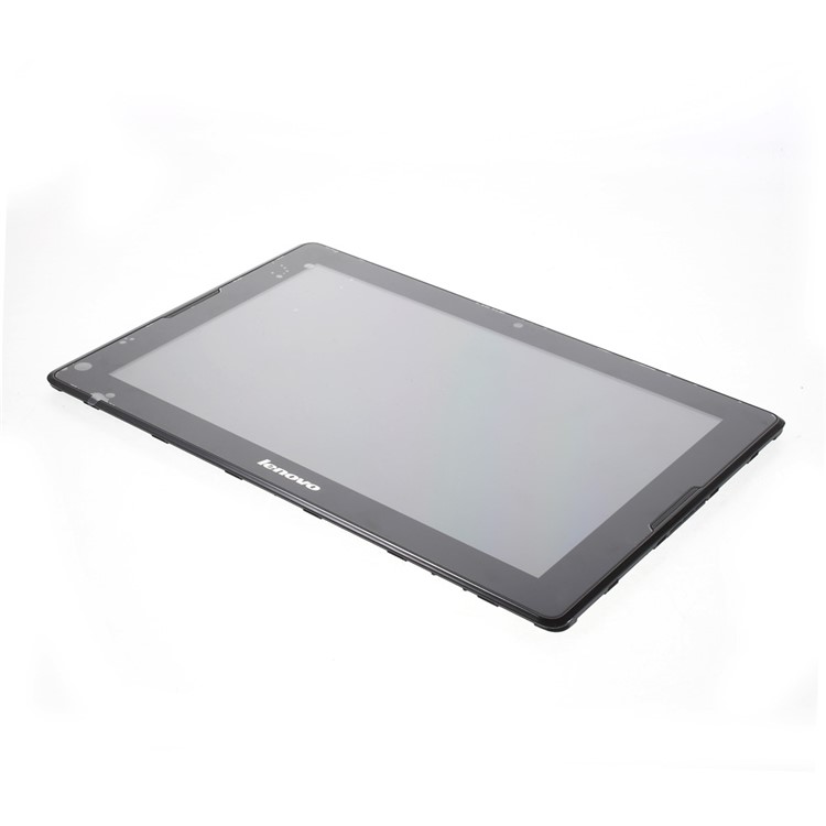 OEM LCD Screen and Digitizer Assembly with Frame for Lenovo Golden Warrior S8 A7600 - Black-4