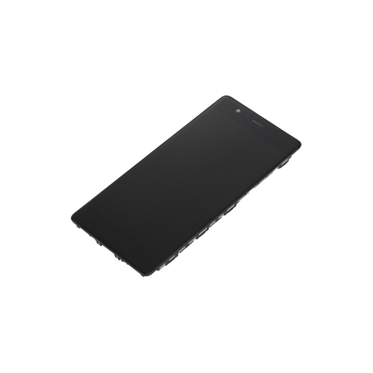 Bildschirm Und Digitizer Assembly + Rahmen Ersatzteil OEM Für Huawei P9 - Schwarz-2