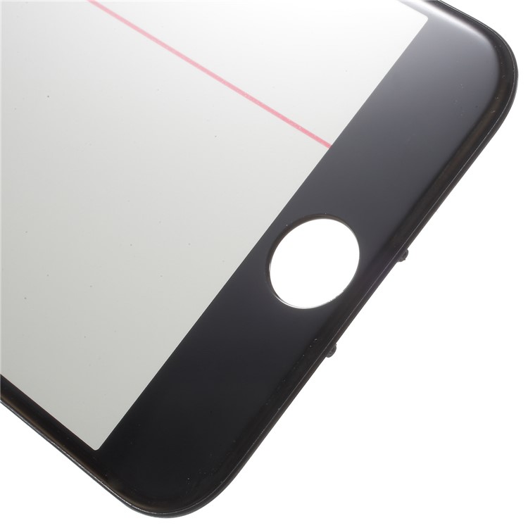 Front Screen Glass Lens with Frame OCA Adhesive Sticker LCD Polarizer Film Parts for iPhone 8 - Black-6