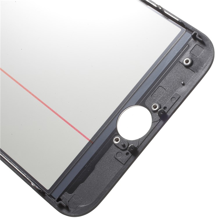 Front Screen Glass Lens with Frame OCA Adhesive Sticker LCD Polarizer Film Parts for iPhone 8 - Black-7