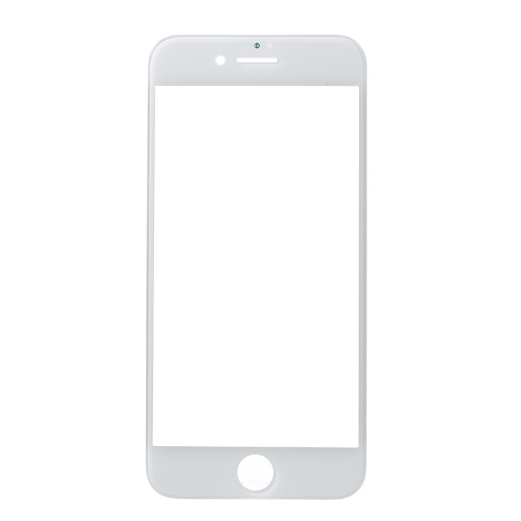 For iPhone 8 Front Screen Glass Lens with Frame OCA Adhesive Sticker LCD Polarizer Film Replacement - White-1