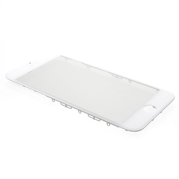 For iPhone 8 Front Screen Glass Lens with Frame OCA Adhesive Sticker LCD Polarizer Film Replacement - White-3