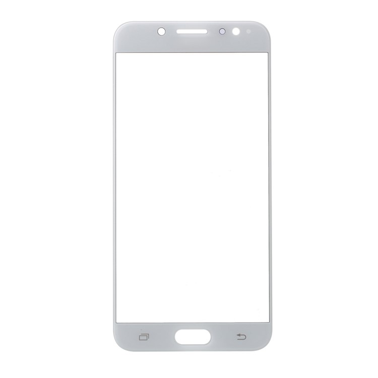 Front Screen Glass Lens Replacement for Samsung Galaxy J7+ / Galaxy C8 - White-1