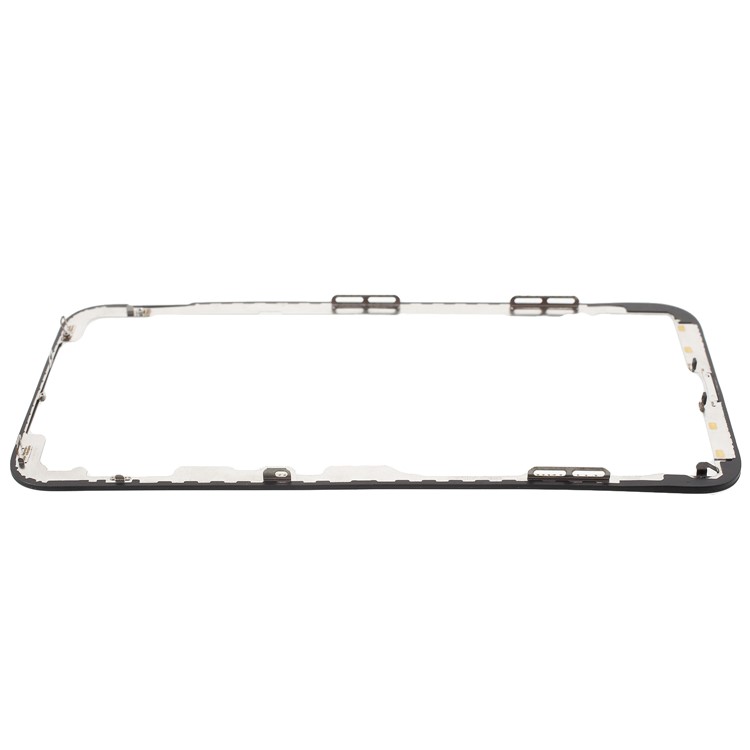 For iPhone X Front Screen Glass Lens + LCD Bracket Frame + LCD Bracket Adhesive Stickers + LCD Holding Metal Plate-3