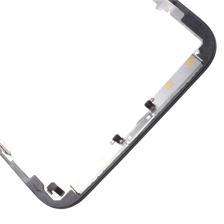 For iPhone X Front Screen Glass Lens + LCD Bracket Frame + LCD Bracket Adhesive Stickers + LCD Holding Metal Plate-4