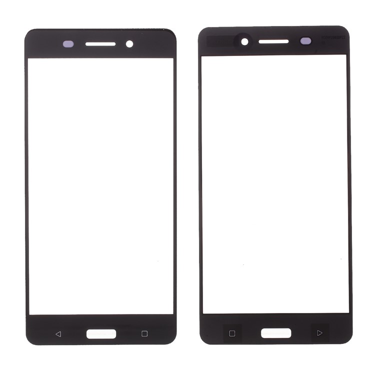 Front Screen Glass Lens Replacement for Nokia 6 (2017) - Black-1