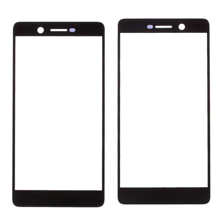 Front Screen Glass Lens Replacement for Nokia 7 - Black-1