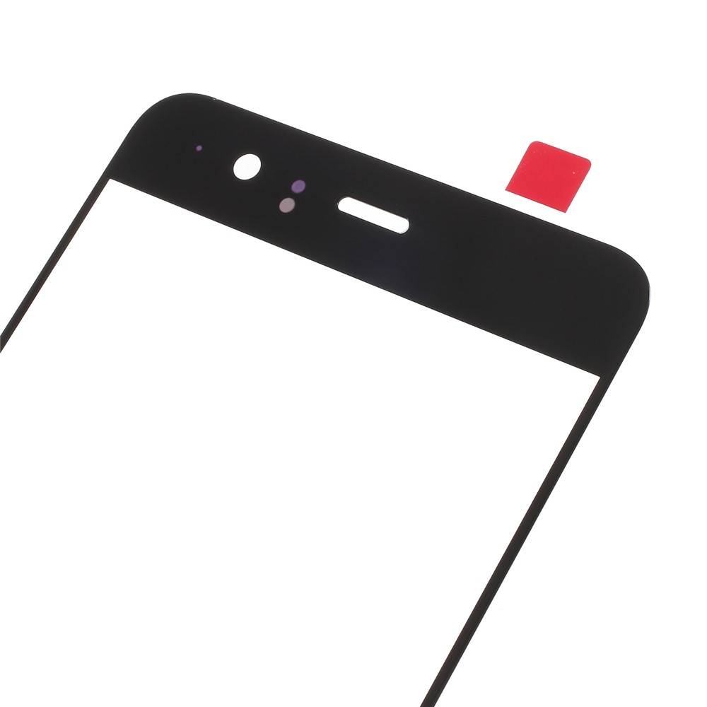 Black - For Huawei P10 Plus OEM Outer Front Screen Glass Lens with Fingerprint Button Flex Cable-2