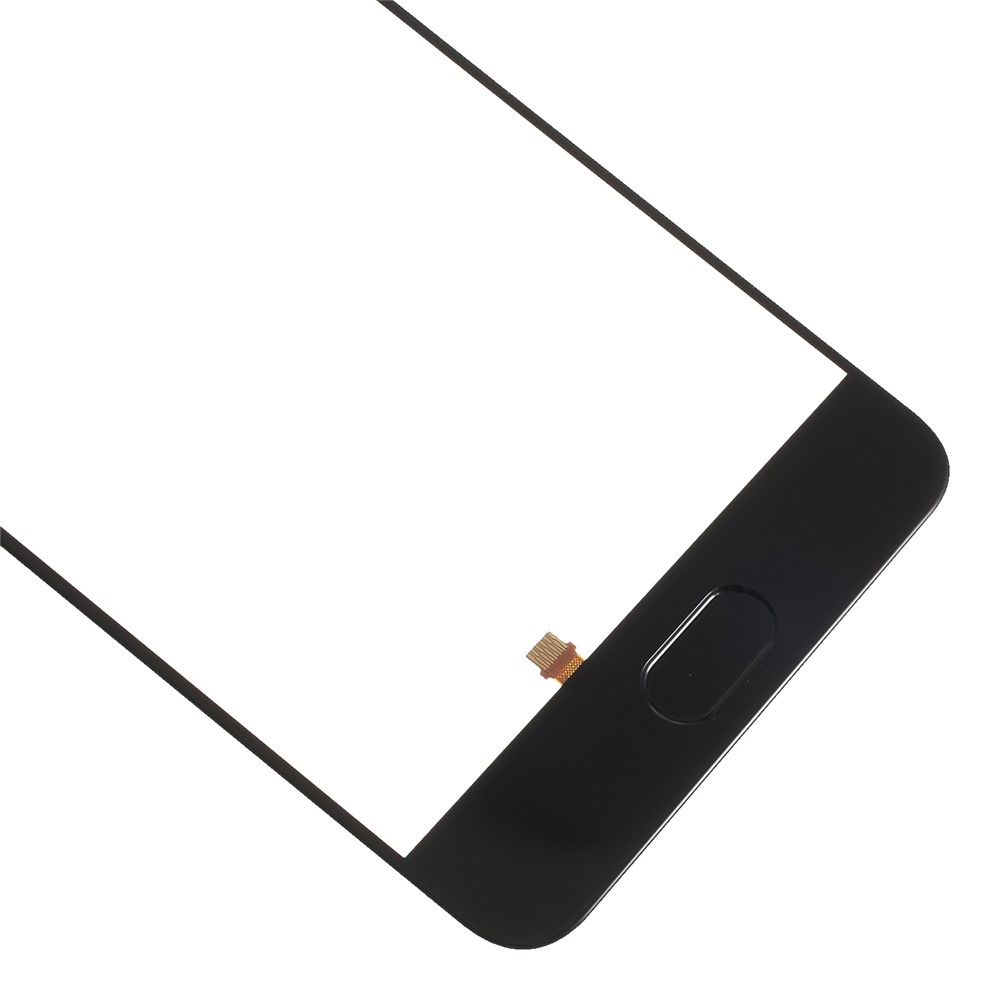 Black - For Huawei P10 Plus OEM Outer Front Screen Glass Lens with Fingerprint Button Flex Cable-3