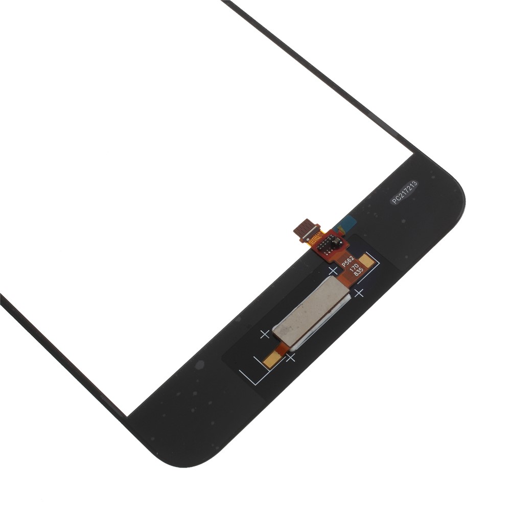 Black - For Huawei P10 Plus OEM Outer Front Screen Glass Lens with Fingerprint Button Flex Cable-4