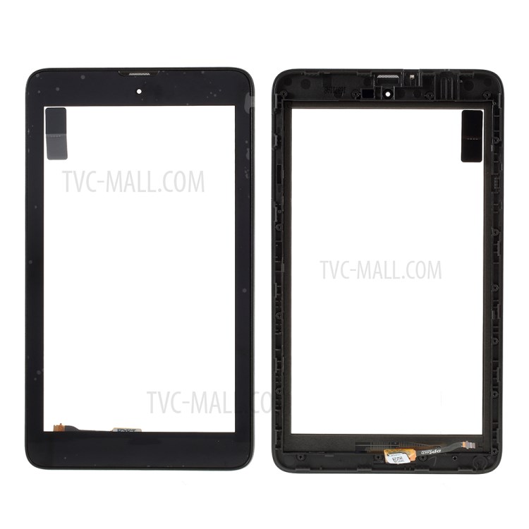 OEM Digitizer Touch Screen + Frame Part for Alcatel 9007 - Black-1
