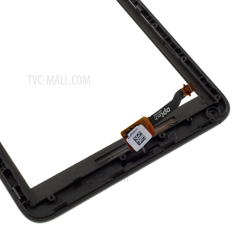 OEM Digitizer Touch Screen + Frame Part for Alcatel 9007 - Black-3