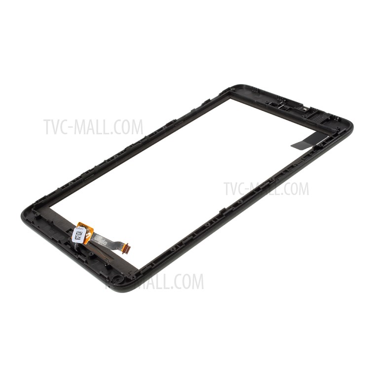 OEM Digitizer Touch Screen + Frame Part for Alcatel 9007 - Black-4