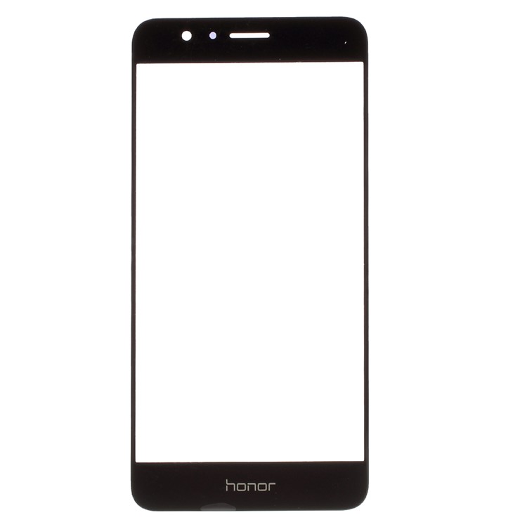 For Huawei Honor 8 Front Screen Glass Lens Replacement Part - Black-1
