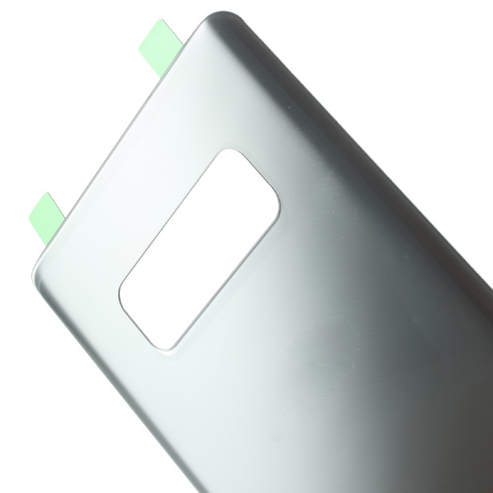 Soem Batterie Tür Gehäusedeckel Mit Aufkleber Für Samsung Galaxy Note 8 N950 - Silberfarbe-4