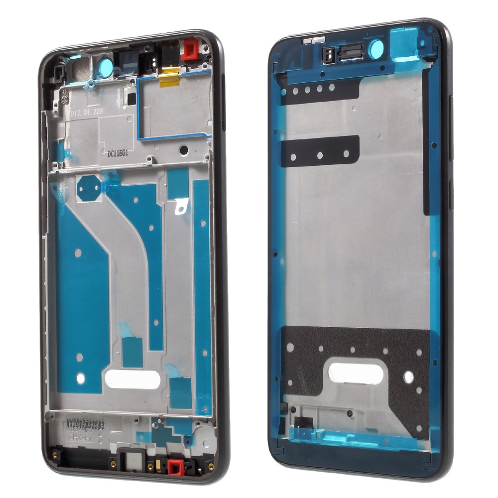 

OEM Middle Plate Frame Replacement for Huawei P8 Lite (2017) / Honor 8 Lite with Earpiece Mesh - Black, P8 Lite (2017)
