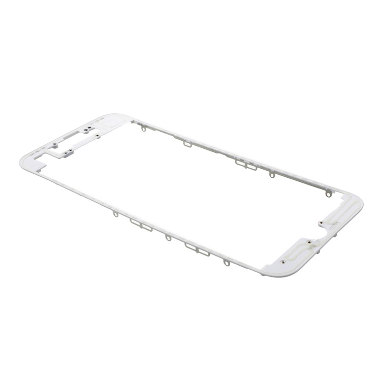For iPhone 8 4.7 inch LCD Front Frame Bezel Bracket Part with Hot Melt Glue - White-1