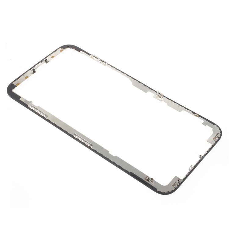 For iPhone X 5.8 inch LCD Front Supporting Frame Bezel Part (No Adhesive Sticker) - Black-2