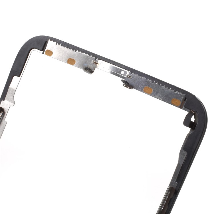 For iPhone X 5.8 inch LCD Front Supporting Frame Bezel Part (No Adhesive Sticker) - Black-4