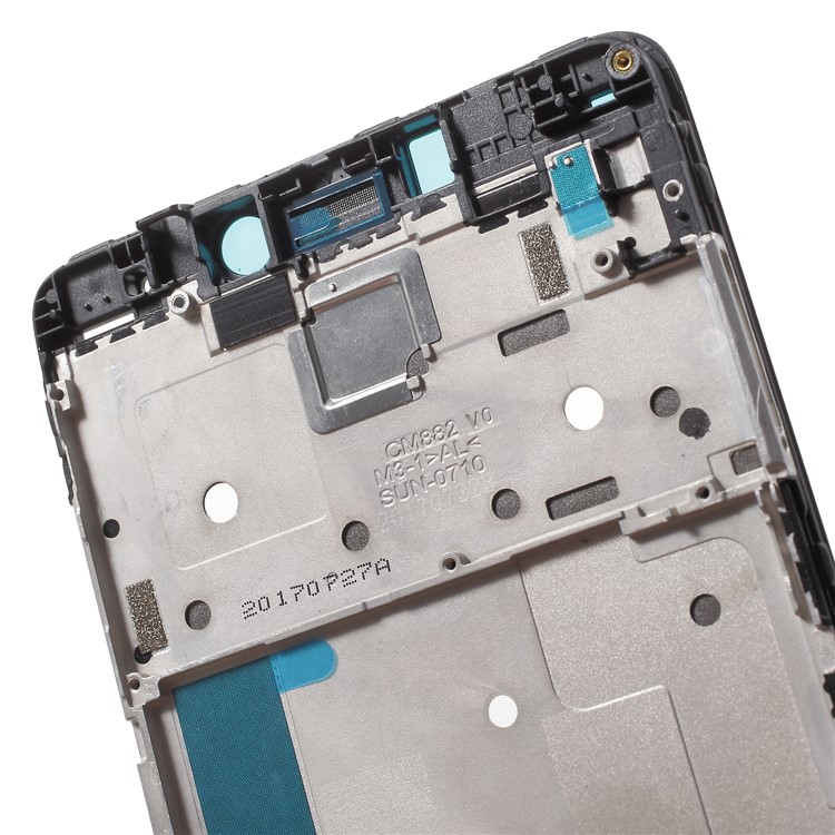OEM Front Housing Frame Part (A Side) for Xiaomi Redmi Note 4X (MTK Helio X20 4GB+64GB Version) - Black-5