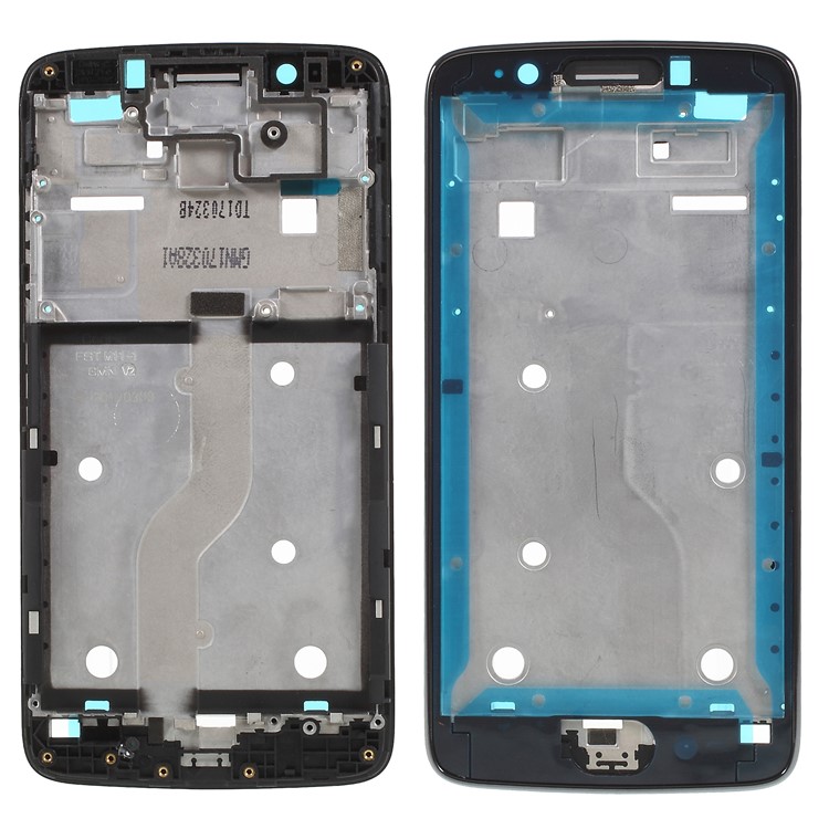 OEM LCD Bracket Frame Bezel Spare Part for Motorola Moto G5 (No Adhesive Sticker) - Black-1