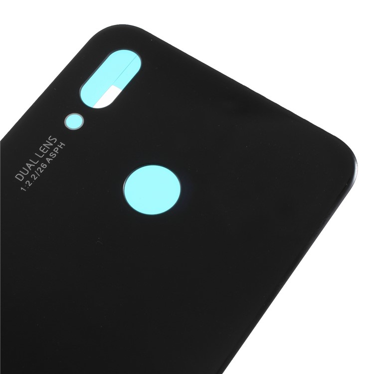 Parte Traseira Da Tampa Da Carcaça Da Bateria Do OEM Com Etiqueta Adesiva Para O Huawei P20 Lite / Nova 3e - Preto-2