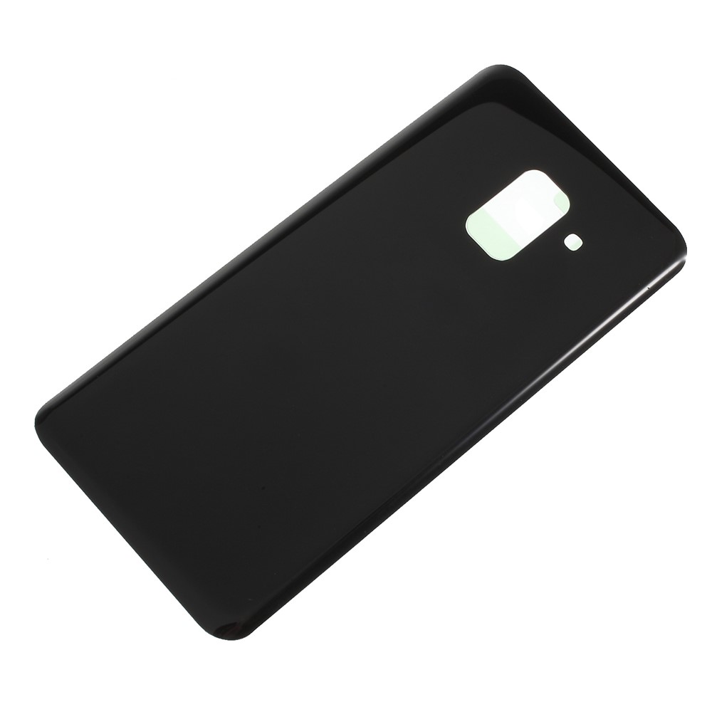 Back Battery Housing Cover Assembly Part with Adhesive Sticker for Samsung Galaxy A8 (2018) - Black-4