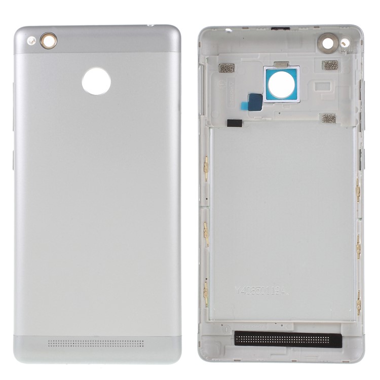 

For Xiaomi Redmi 3s Battery Door Cover Part (OEM) - Silver, Xiaomi Redmi 3s