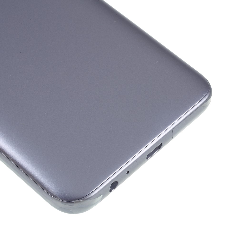 OEM Back Housing Door Cover + Middle Plate Frame Repair Part for Samsung Galaxy J6 (2018) J600 - Grey-5
