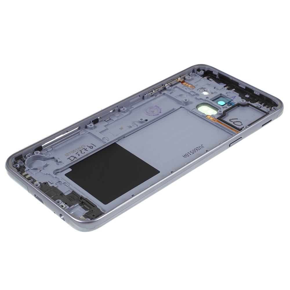 OEM Back Housing Door Cover + Middle Plate Frame Repair Part for Samsung Galaxy J6 (2018) J600 - Grey-7