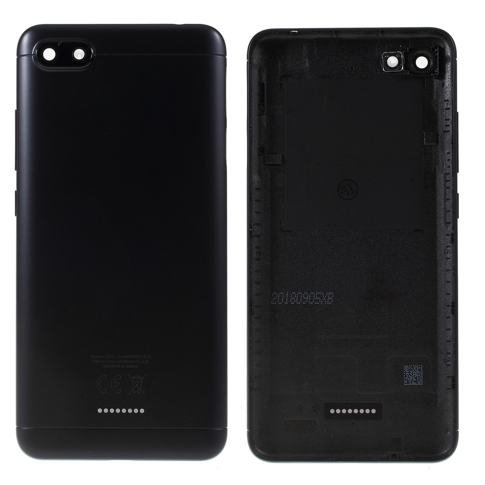 OEM Battery Door Cover Replacement for Xiaomi Redmi 6A - Black-1