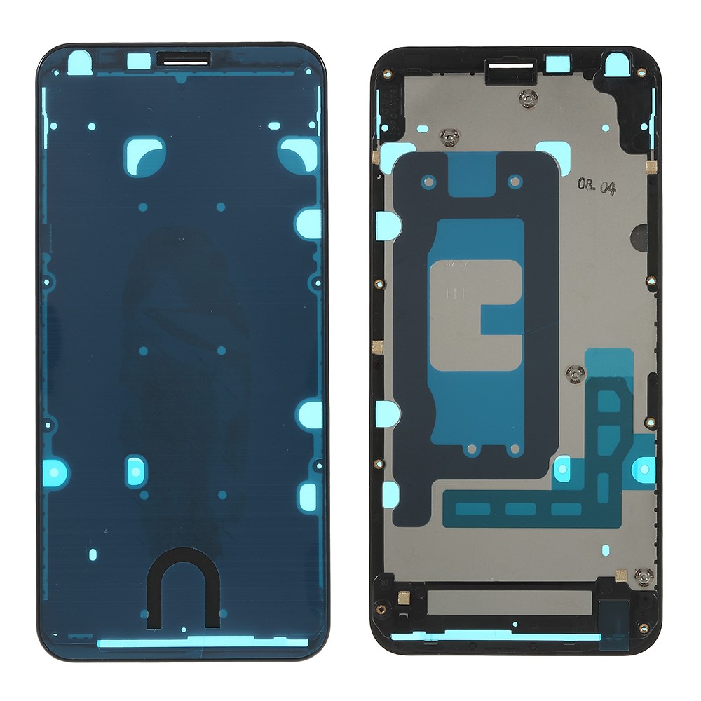OEM LCD Bracket Frame Bezel Spare Part for LG Q6 M700N (EU Version) - Black-1