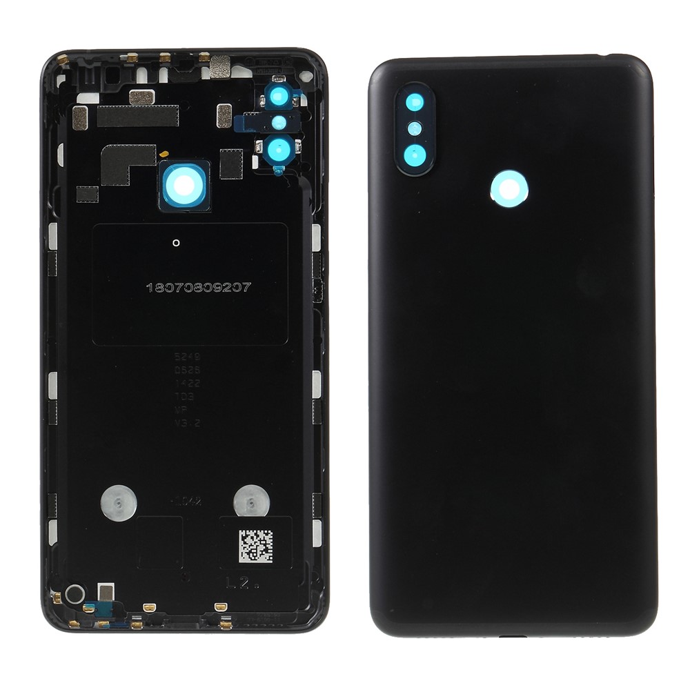 OEM Battery Door Housing Back Cover Replacement (without camera lens cover) for Xiaomi Mi Max 3 - Black-1