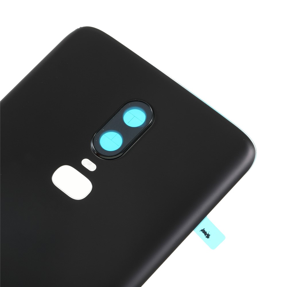 OEM Battery Housing with Camera Lens Cover for OnePlus 6 - Matte Black-2