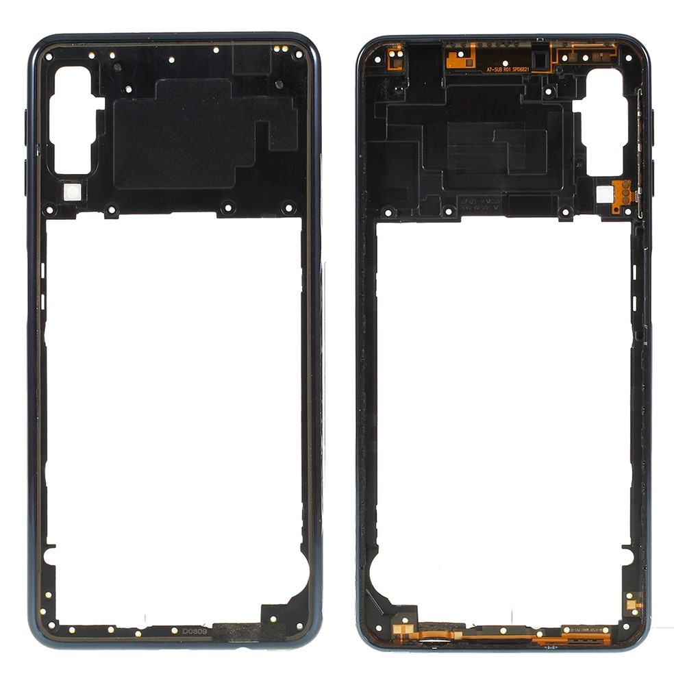 OEM Middle Plate Frame Part for Samsung Galaxy A7 (2018) A750 - Black-1