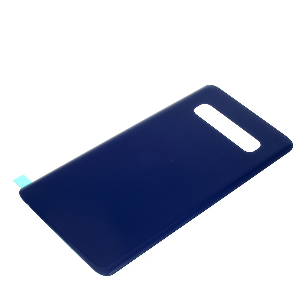 Logement De Couvercle De Porte De Batterie Avec Un Autocollant Adhésif Pour Samsung Galaxy S10e G970 - Bleu-4