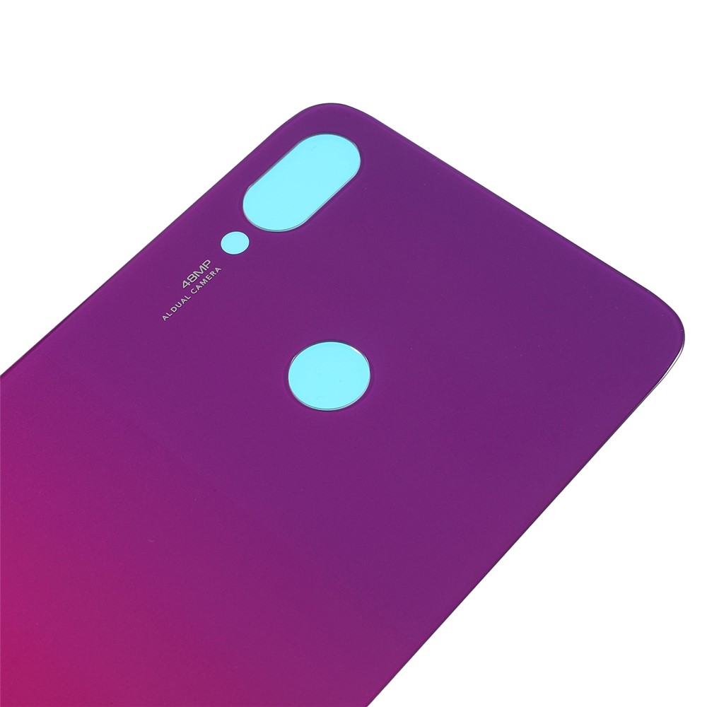 Pièce de Porte de la Batterie Pièce de Réparation du Couvercle Pour Xiaomi Redmi Note 7 / Note 7 Pro (inde) - Violet